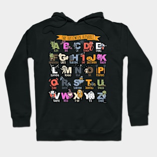 My Spooky Halloween Alphabet Kids Cute Hoodie